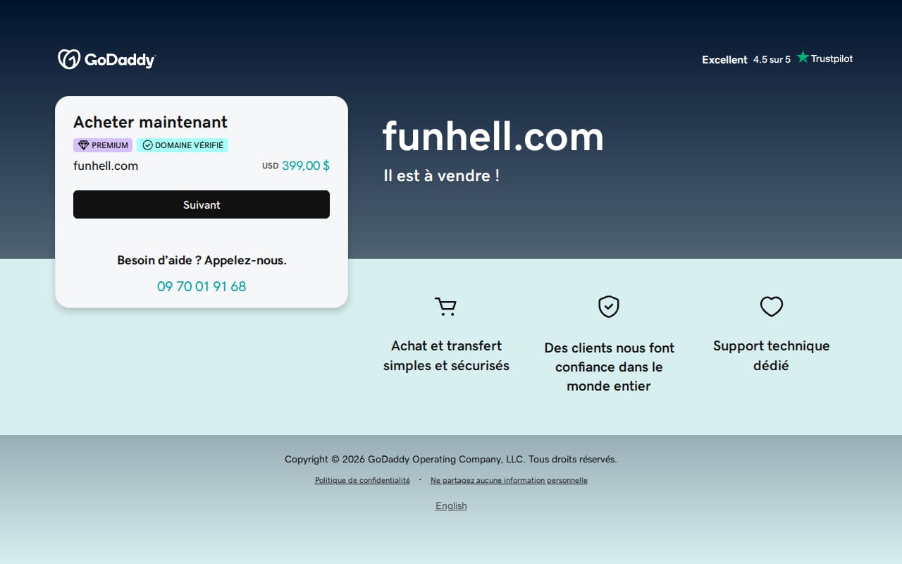 Funhell website screenshot
