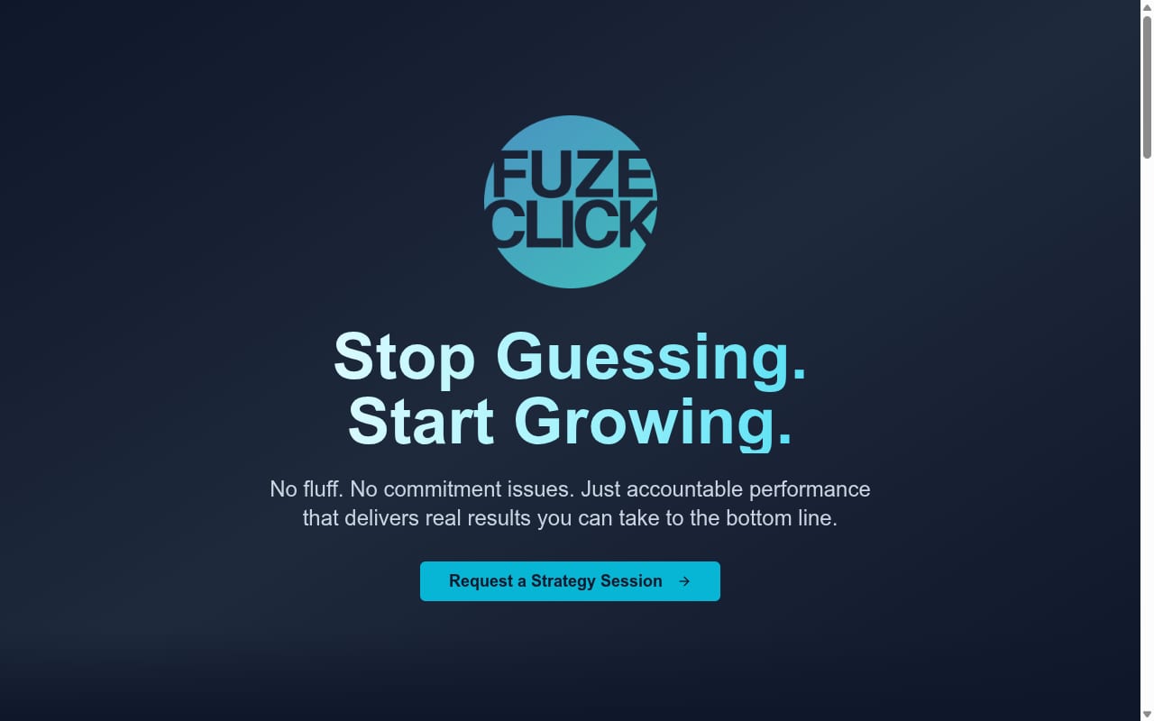FuzeClick 網站截圖