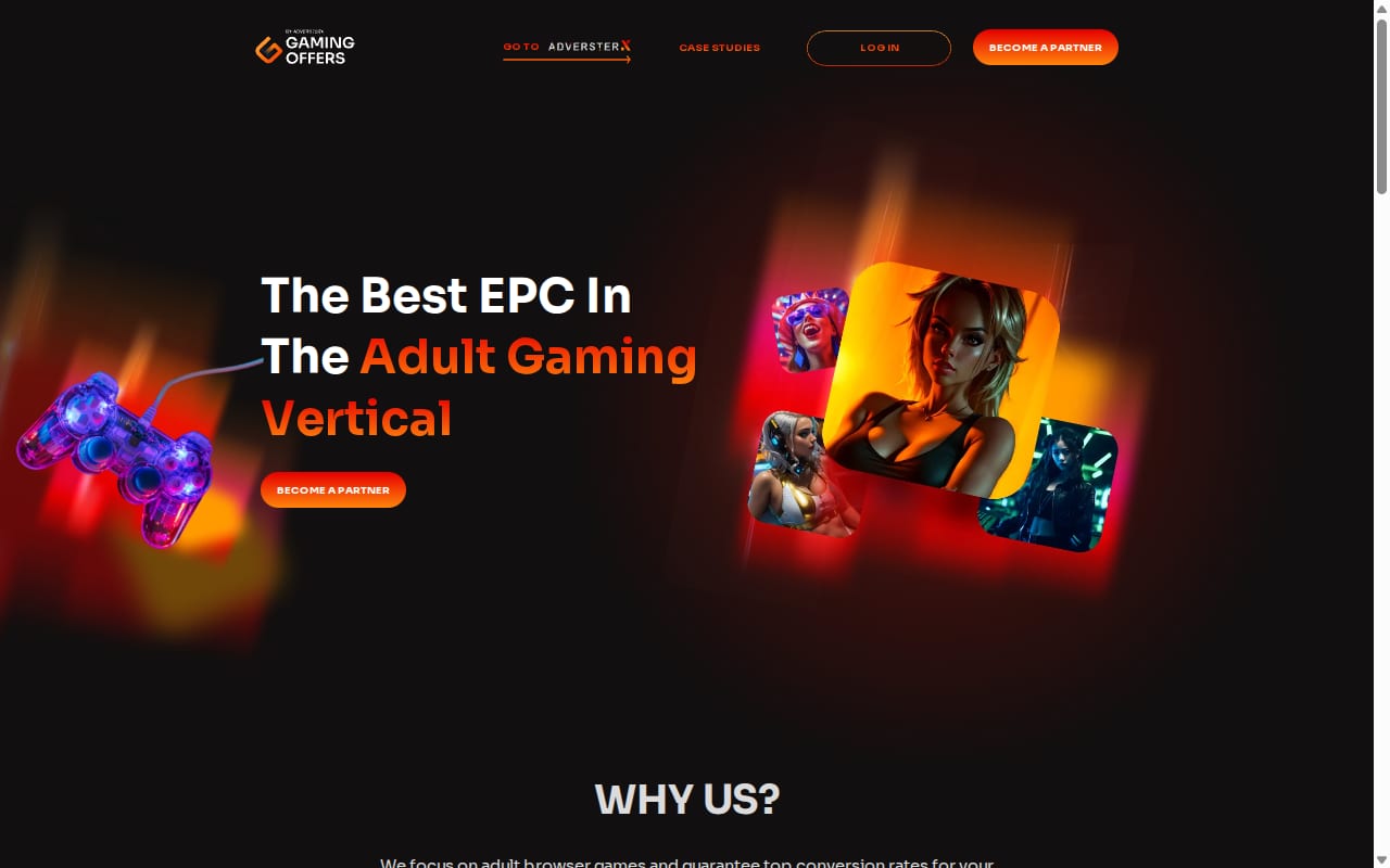 Gaming Offers website screenshot