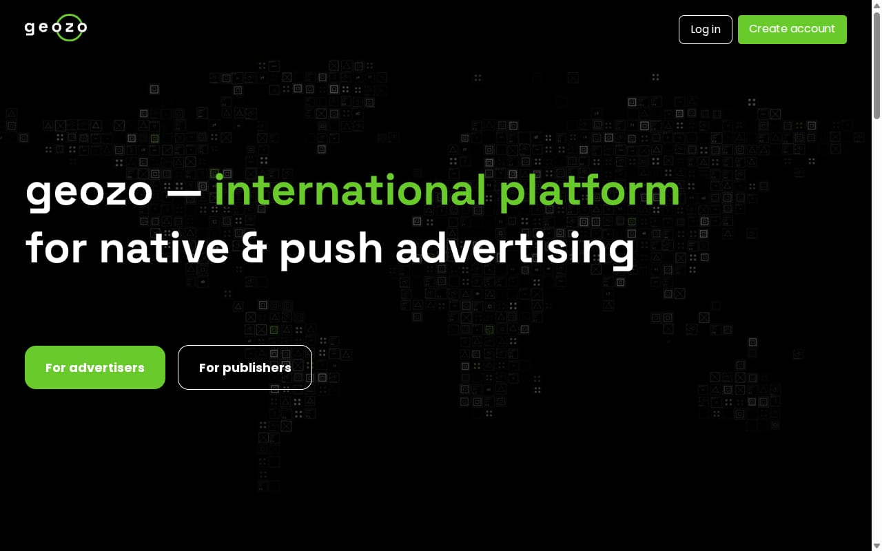 Geozo website screenshot