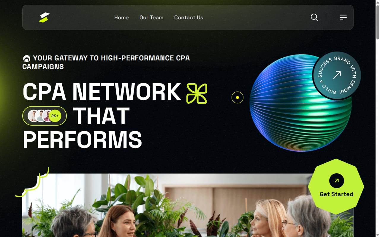 Get Offers Media website screenshot