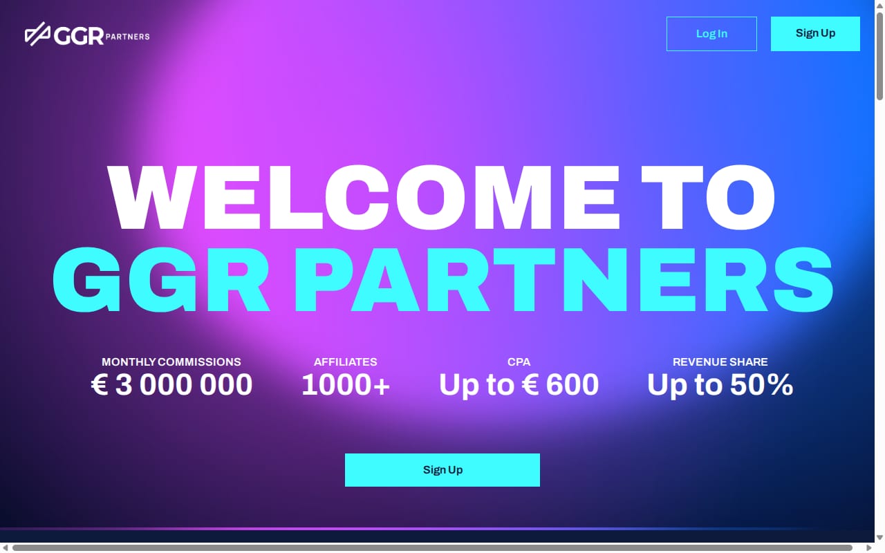 GGR partners 網站截圖
