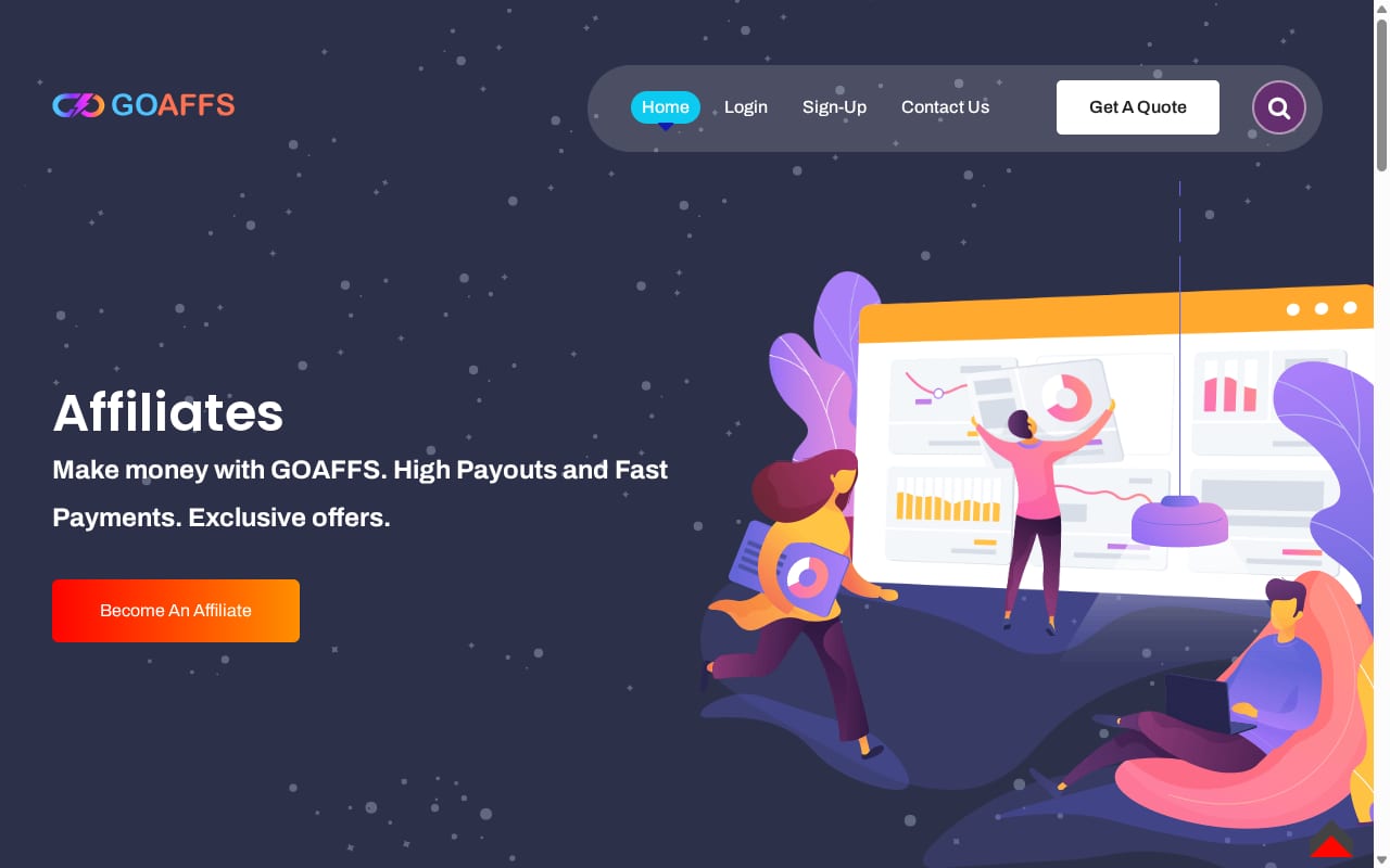GOAFFS website screenshot