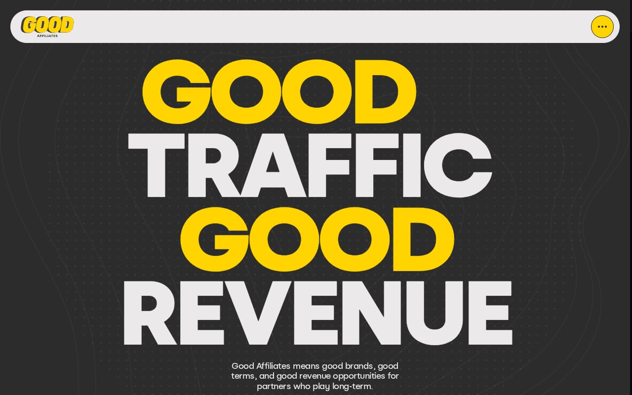 Good Affiliates website screenshot