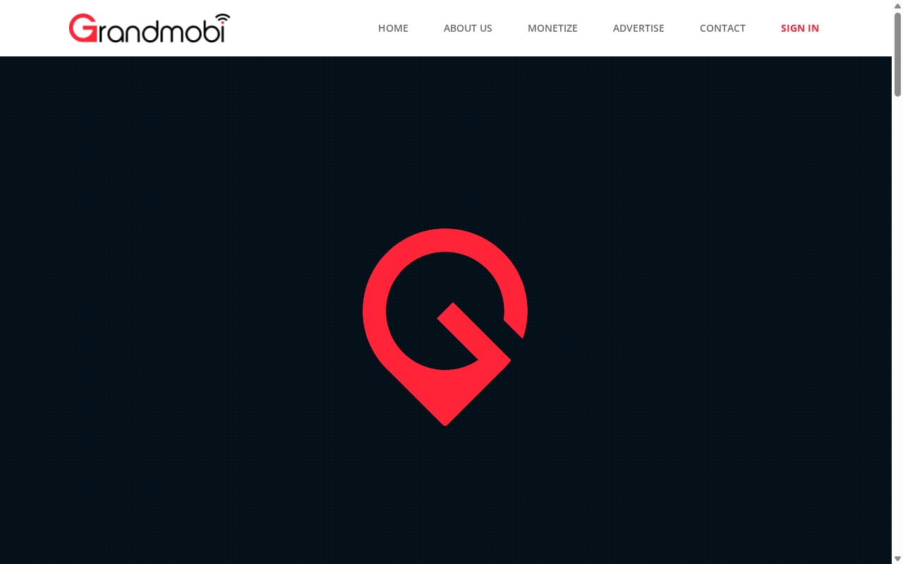 Grandmobi 網站截圖
