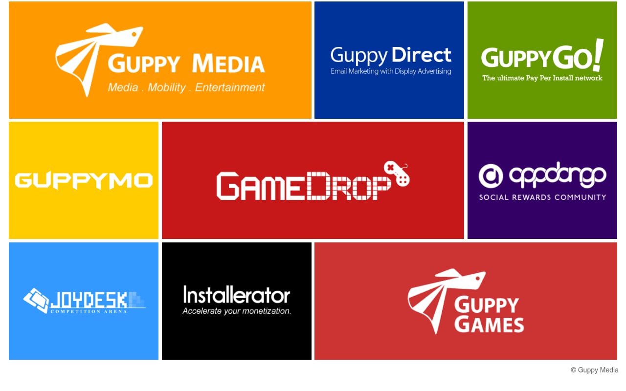 Guppy Media website screenshot