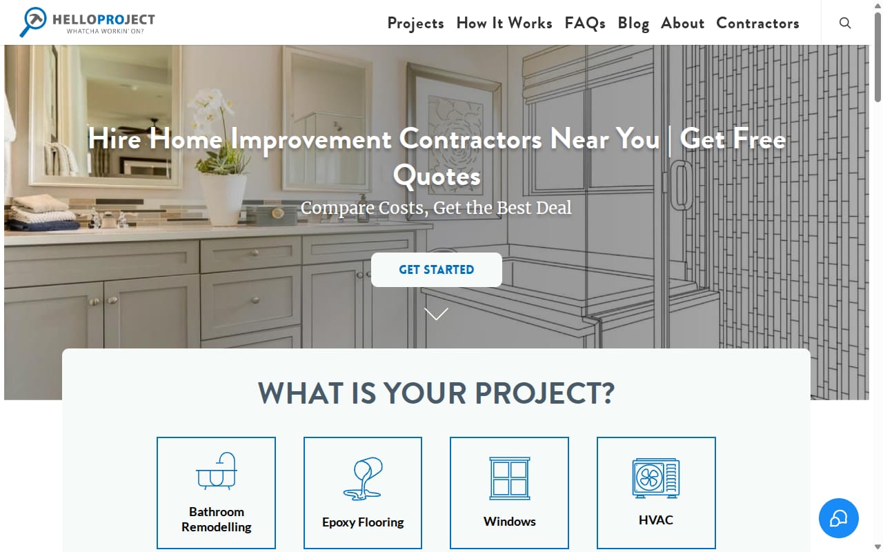 HelloProject USA Affiliate Program website screenshot