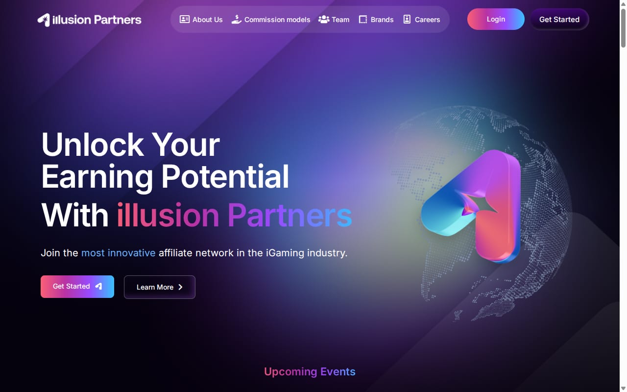 Illusion Partners website screenshot