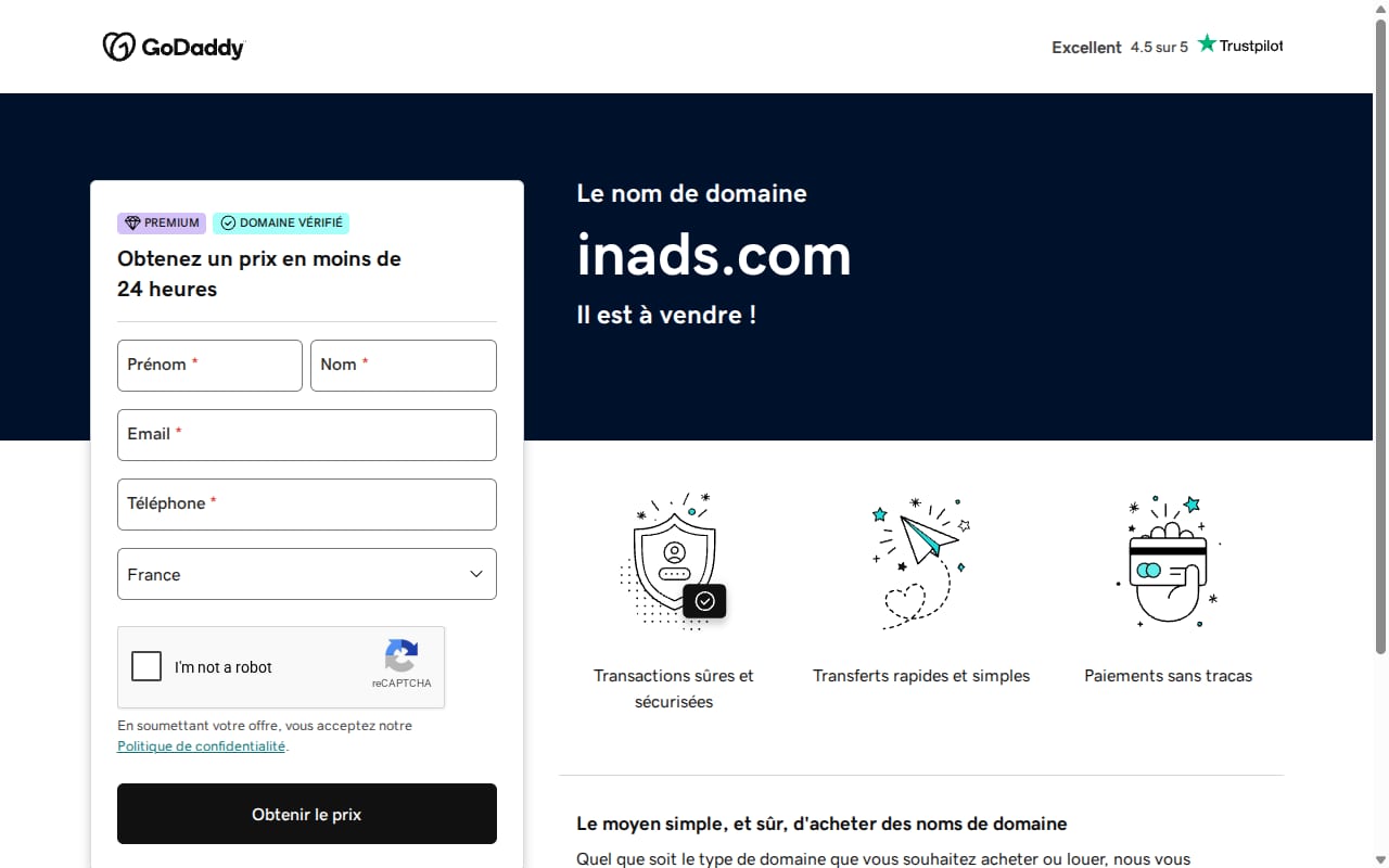 InAds Invite Network website screenshot