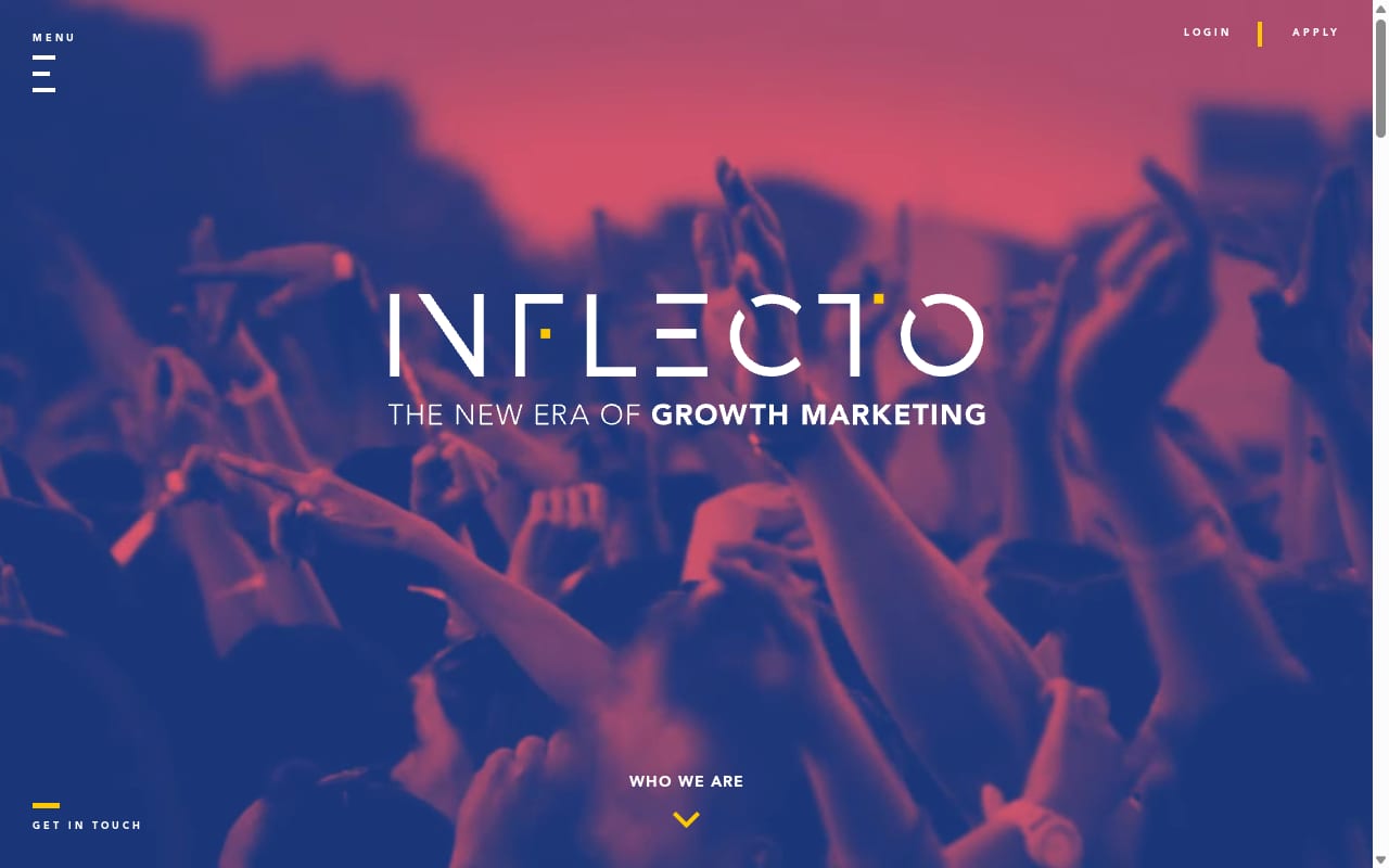 Inflecto Media website screenshot