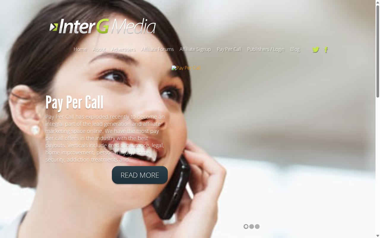 InterG Media website screenshot