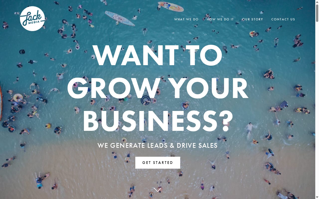 Jack Media website screenshot