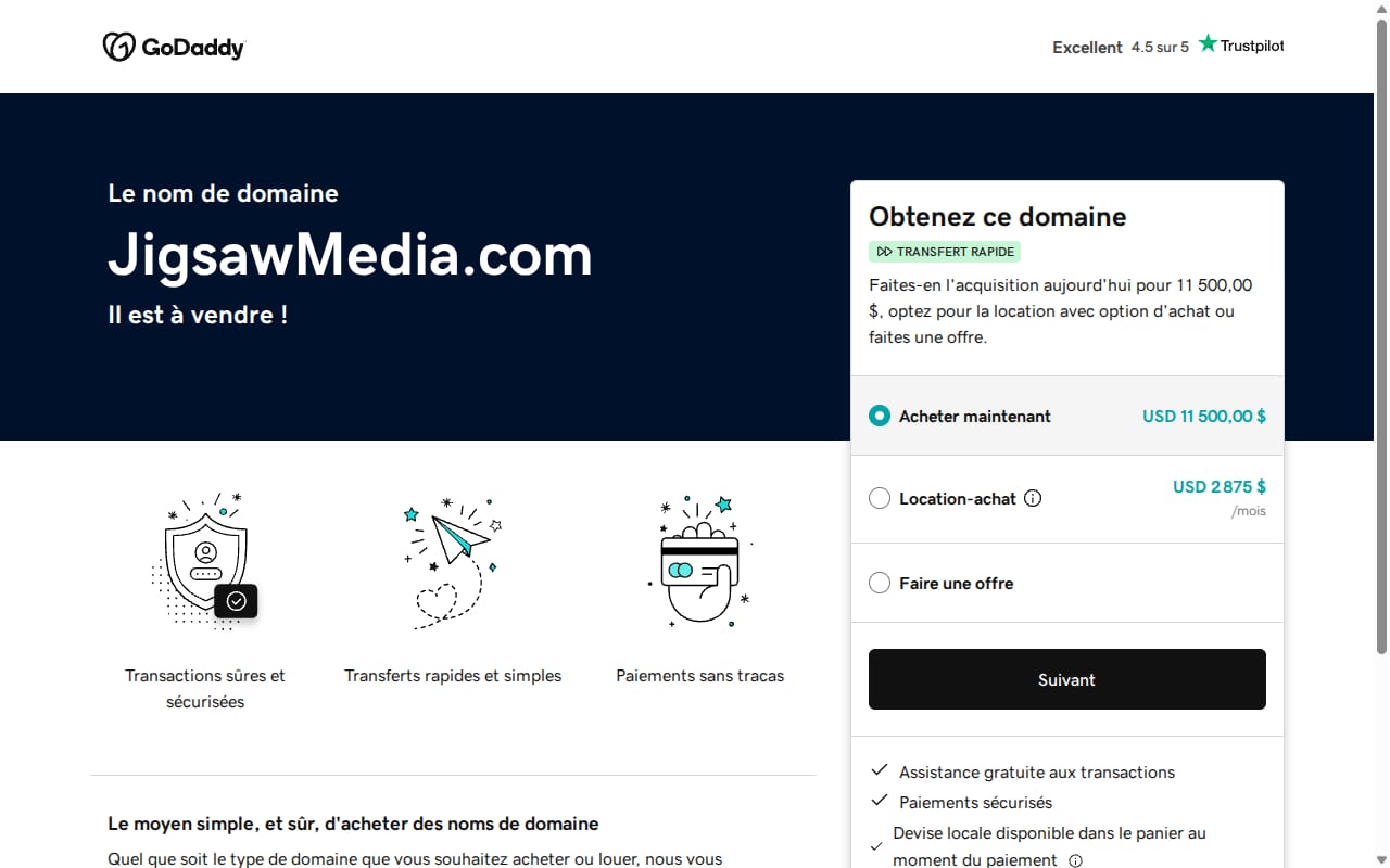 Jigsaw Media website screenshot