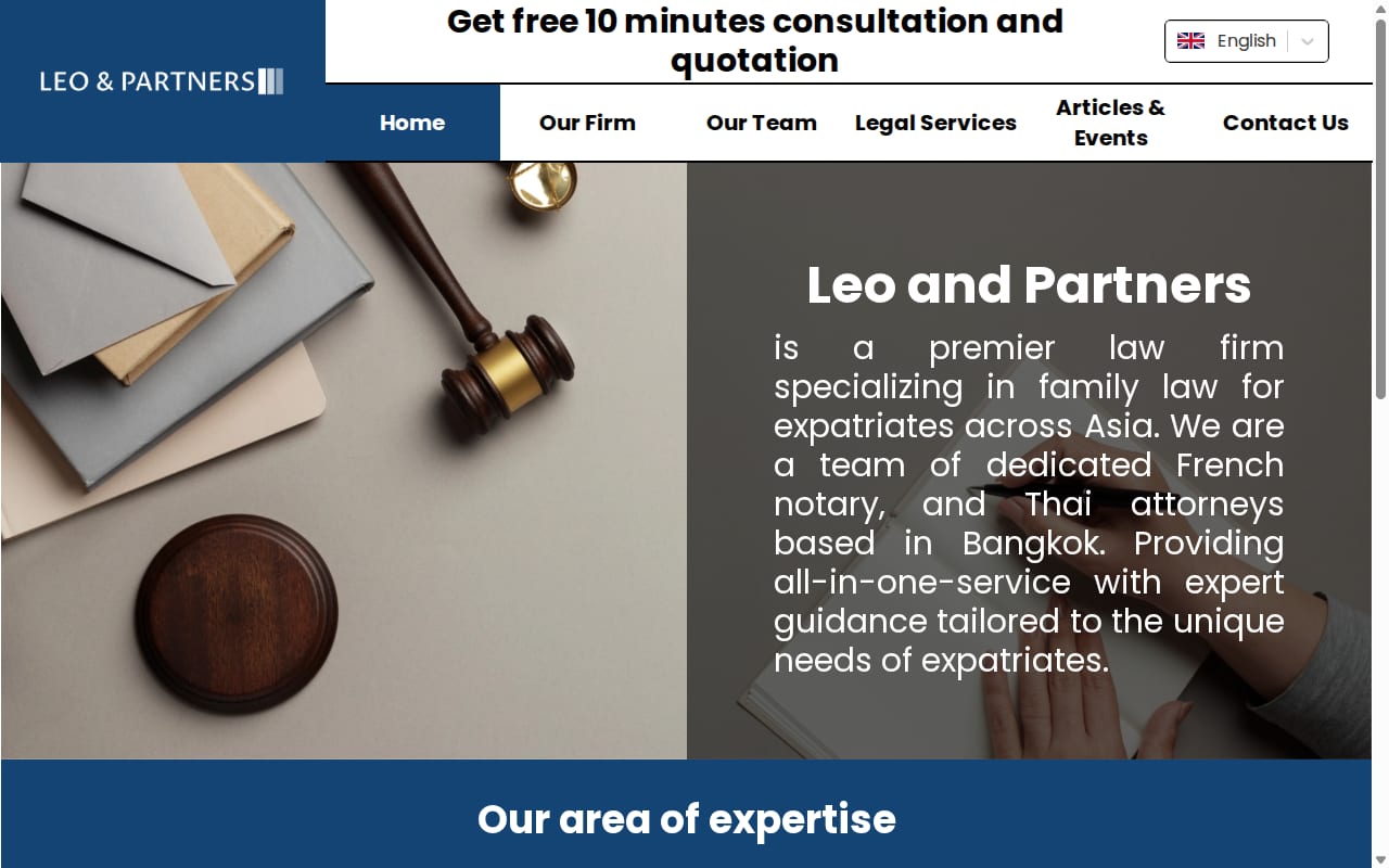 Leo-Partners website screenshot