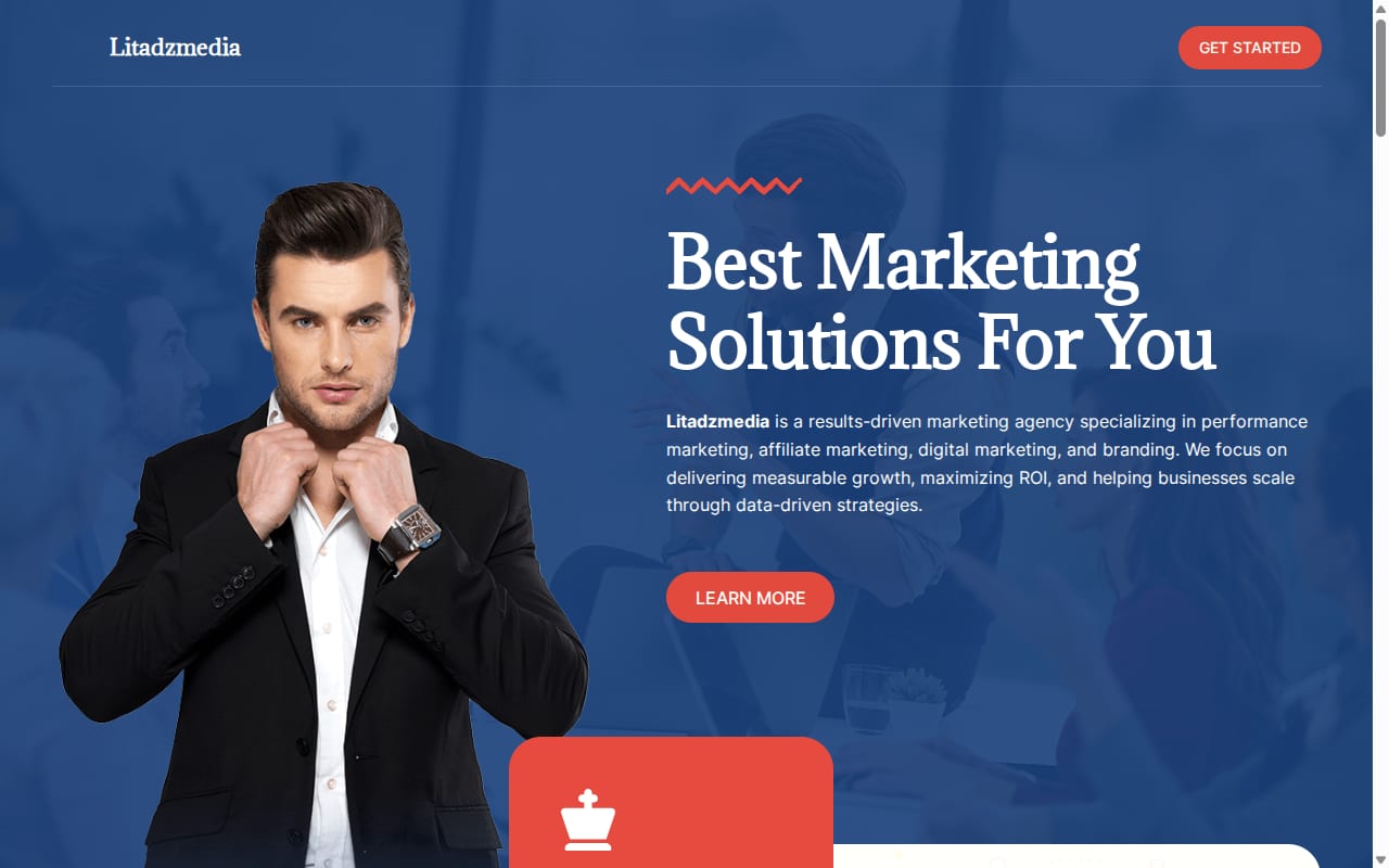 LitadzMedia website screenshot