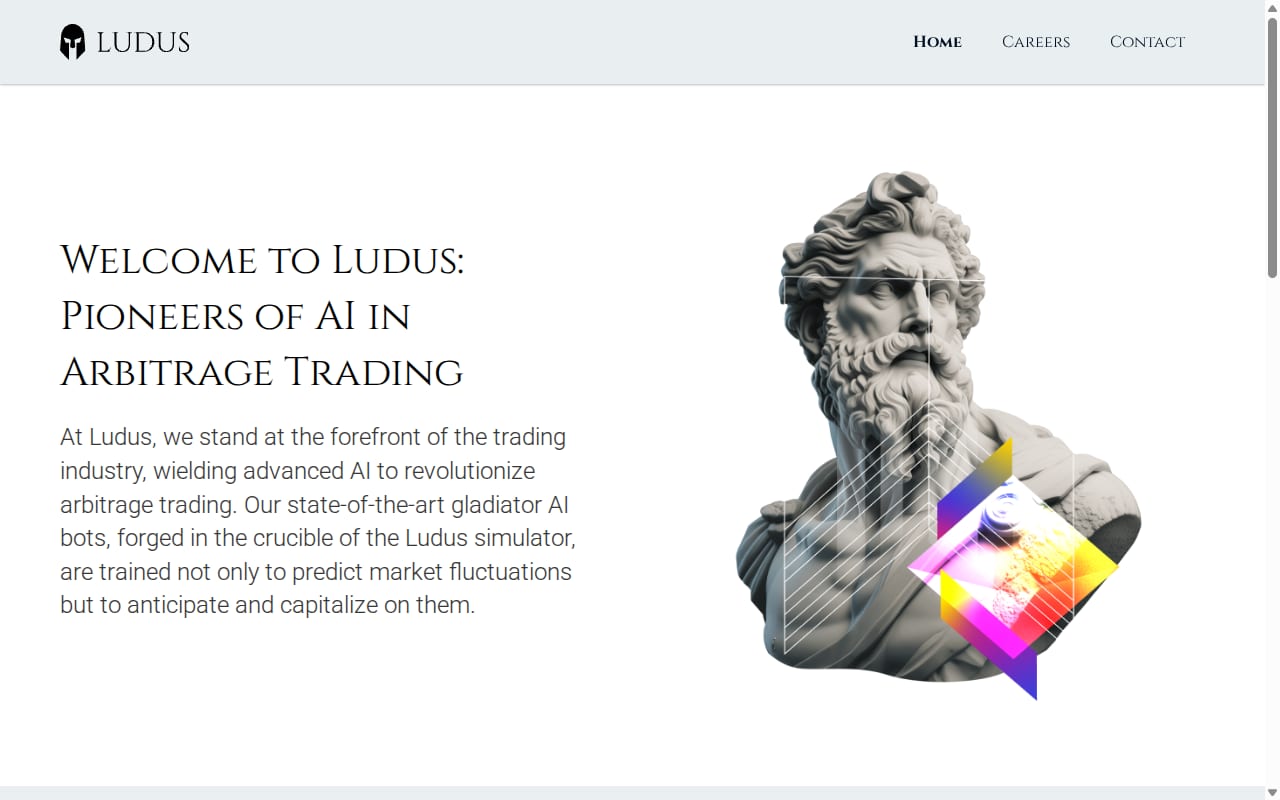 Ludus website screenshot