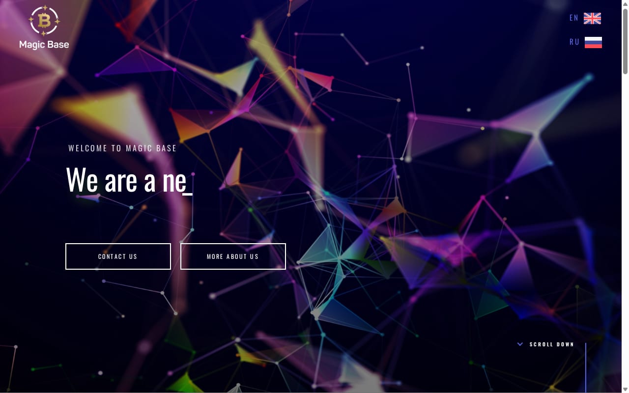 Magic Base website screenshot