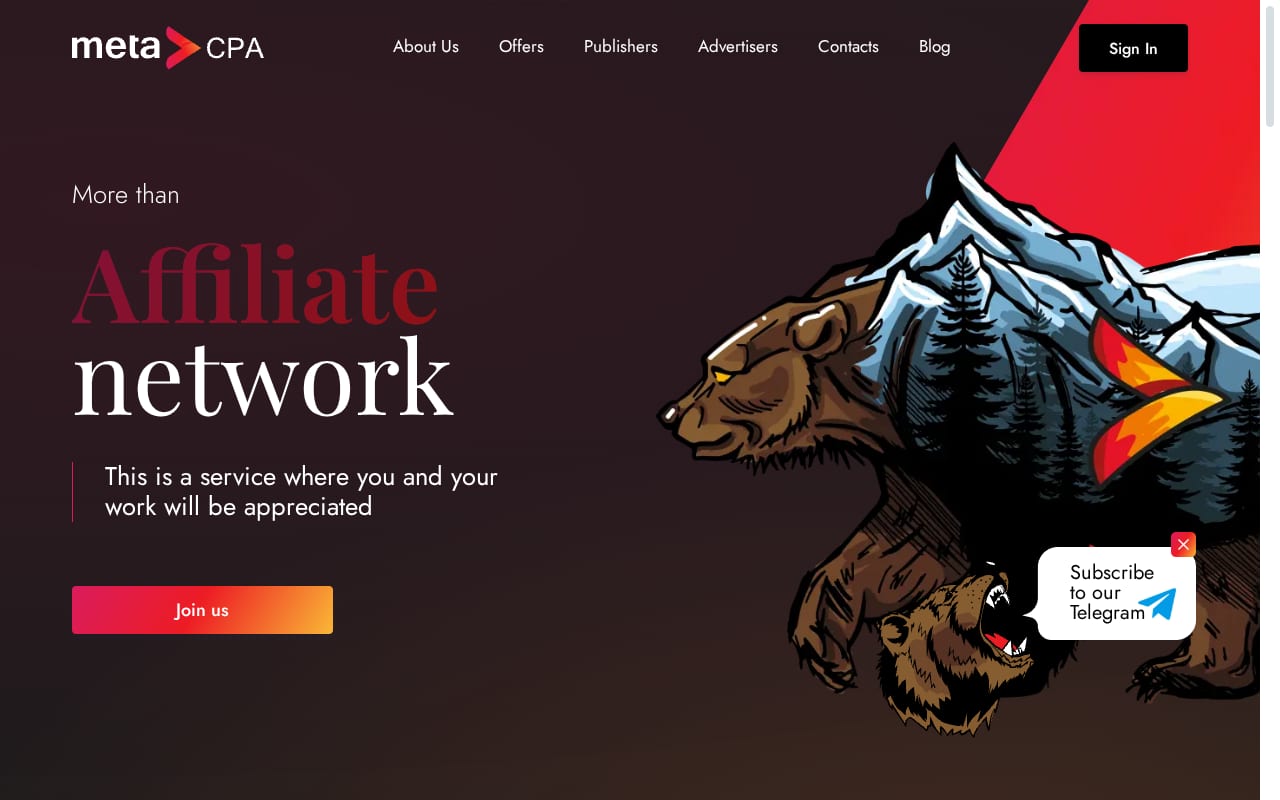 MetaCPA website screenshot