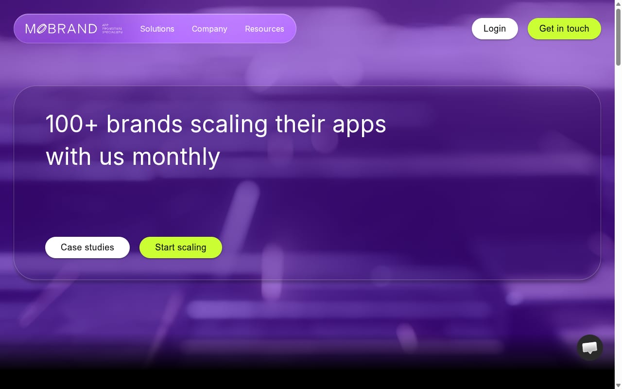 Mobrand website screenshot