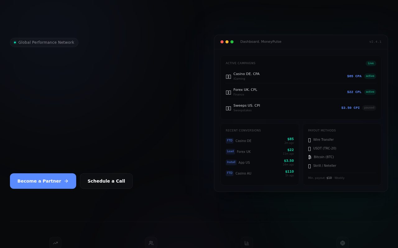MoneyPulse 網站截圖