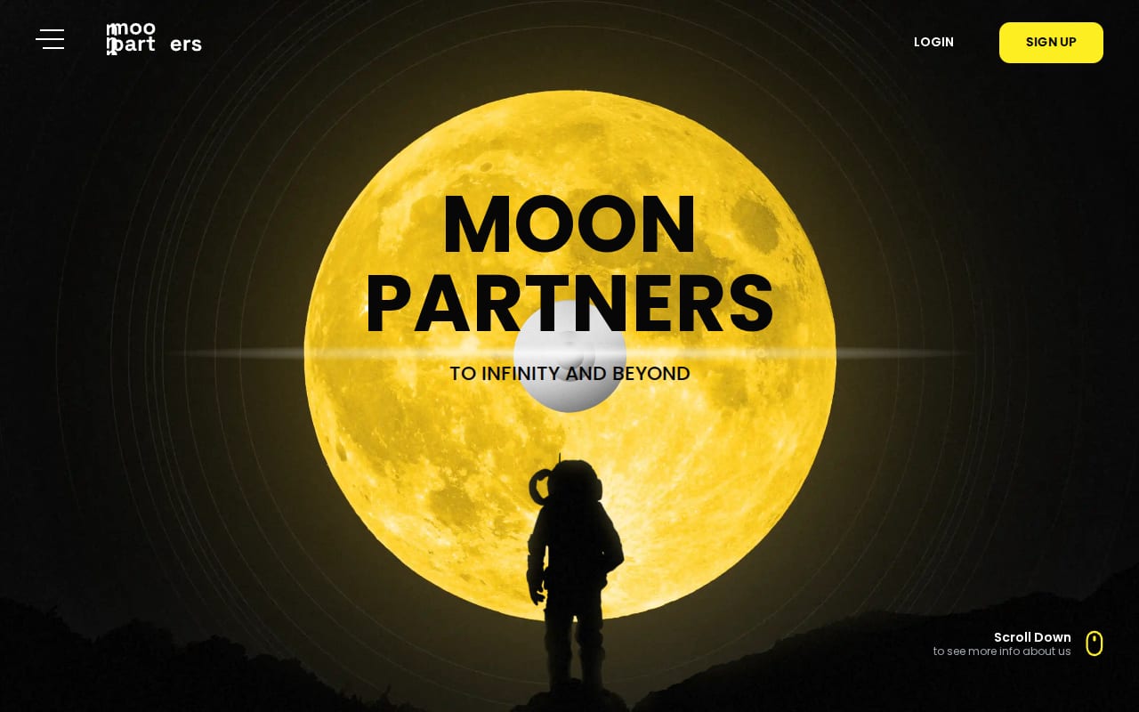 Moon Partners website screenshot