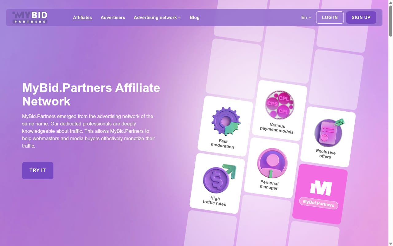 MyBid Partners website screenshot
