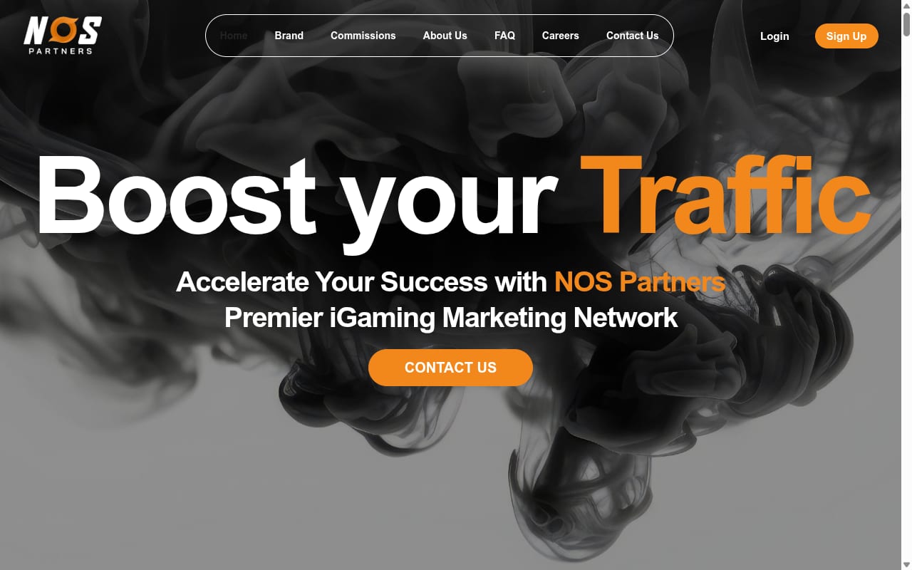NOS Partners website screenshot