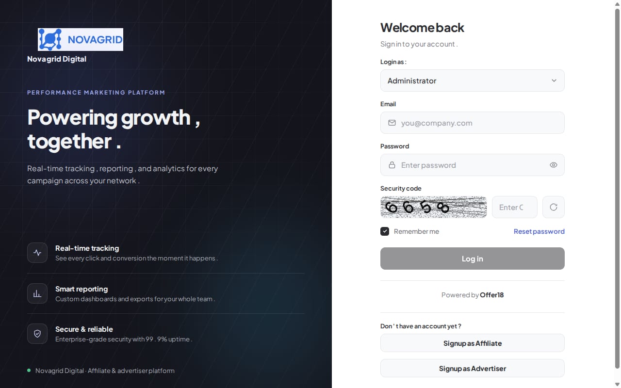 Novagrid Digital Ltd website screenshot