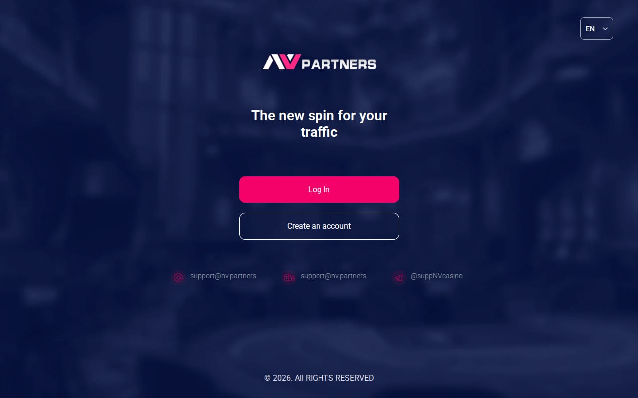 NV Partners website screenshot