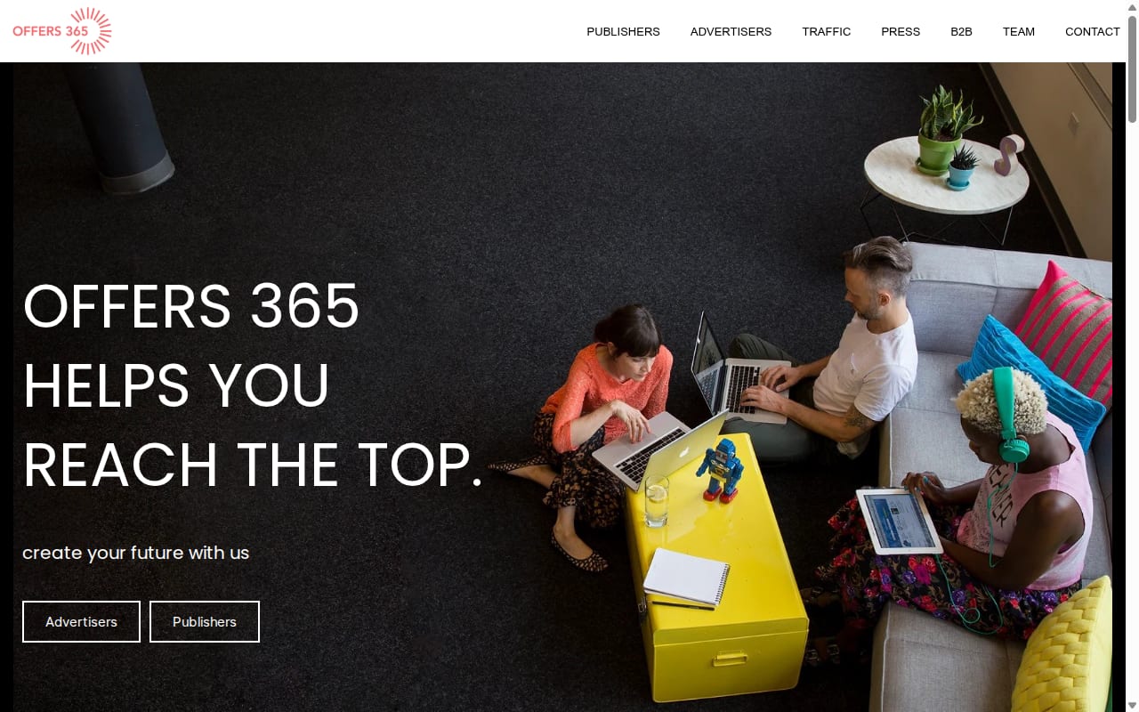 Offers 365 website screenshot