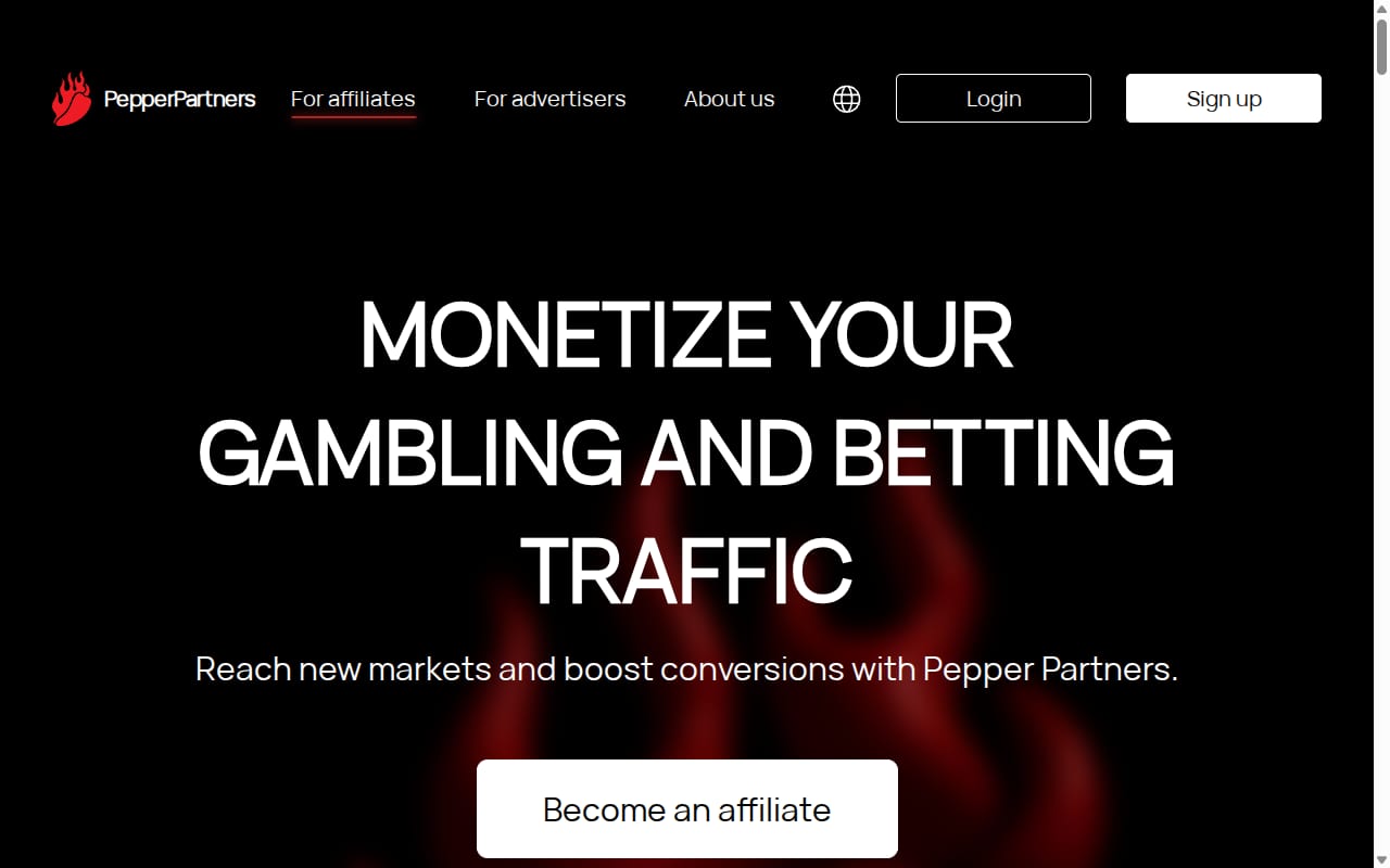 Pepper Partners website screenshot
