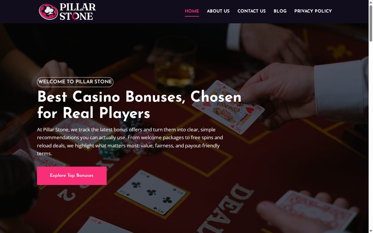 Pillarstone Partners website screenshot