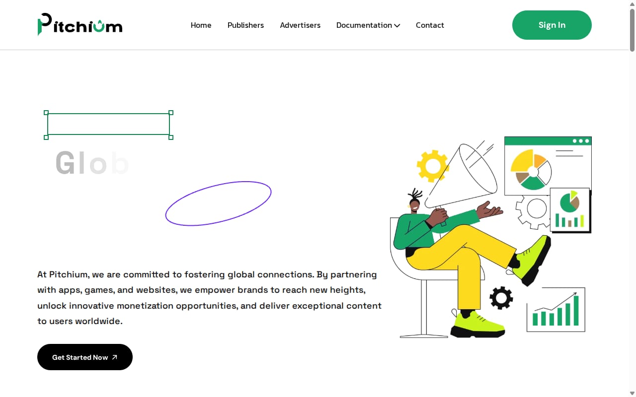 Pitchium LLC website screenshot
