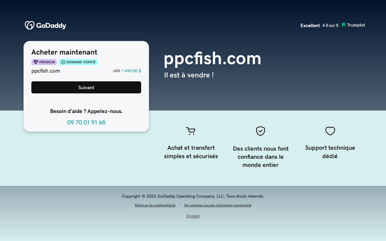 PPC Fish website screenshot