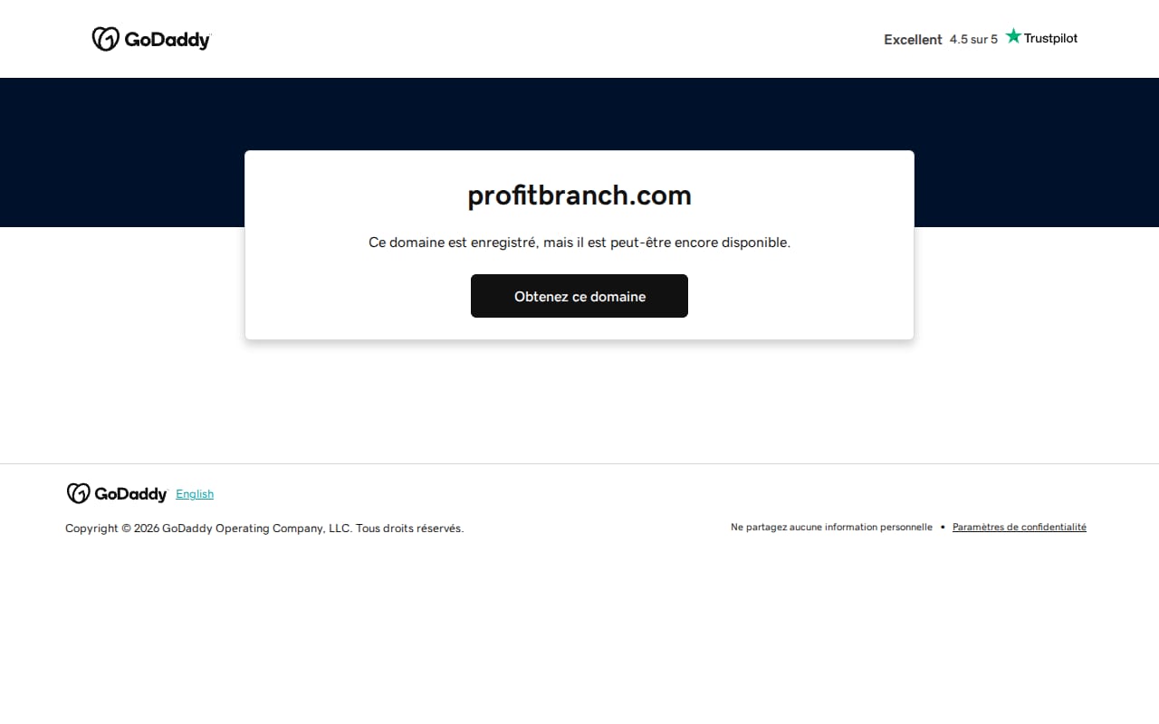 ProfitBranch 網站截圖