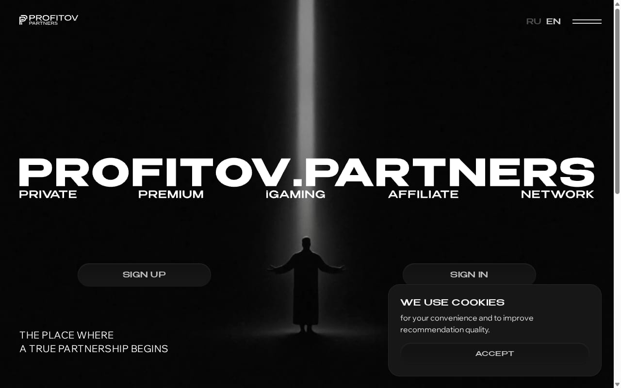 Profitov.Partners 網站截圖