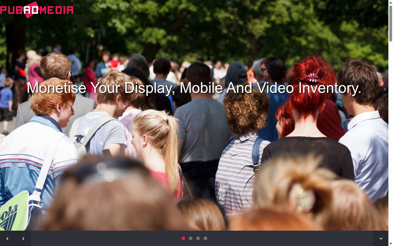 PubAdMedia website screenshot