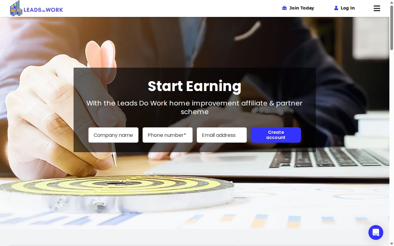 Quotatis Affiliate Program 網站截圖