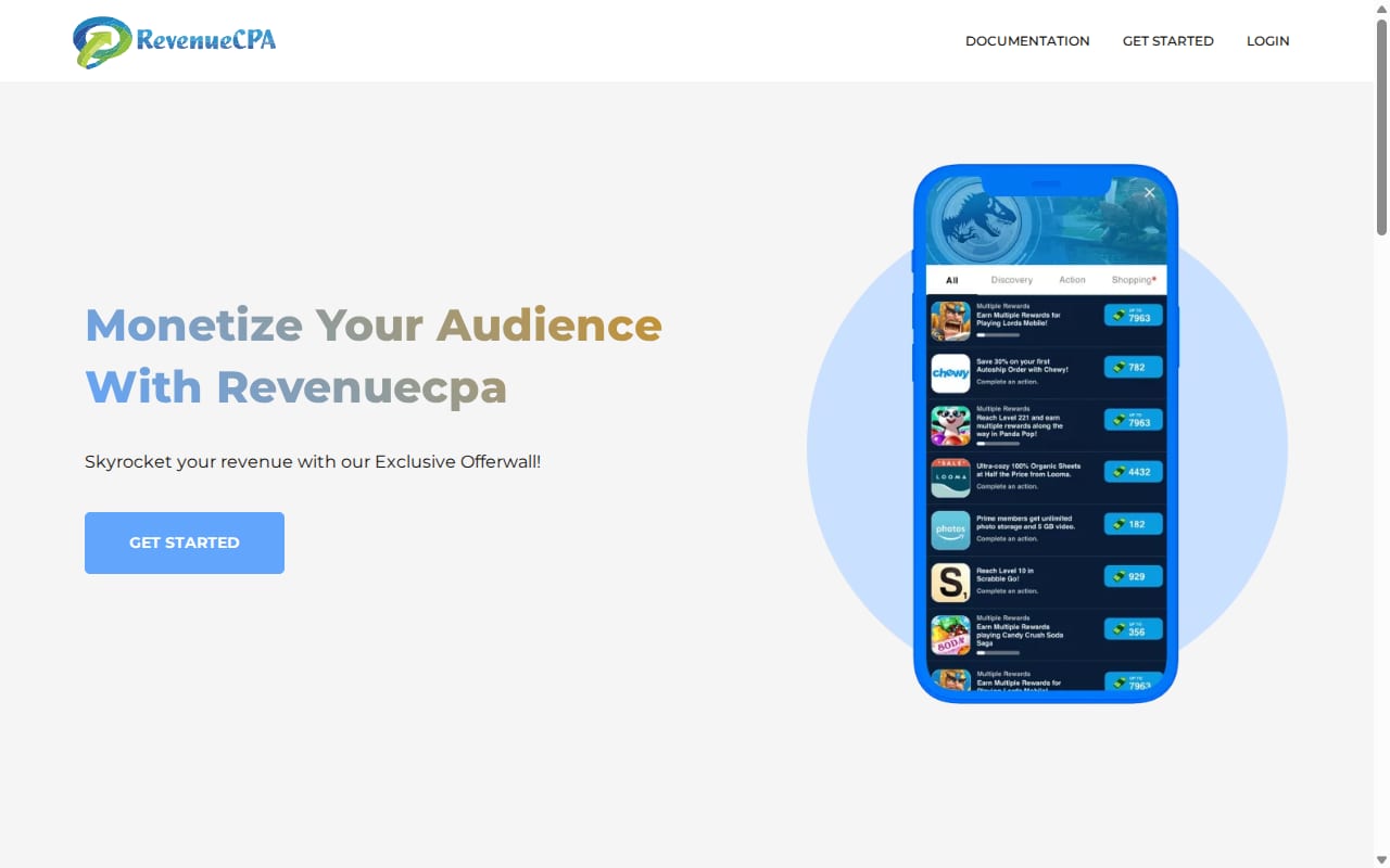 RevenueCPA 網站截圖