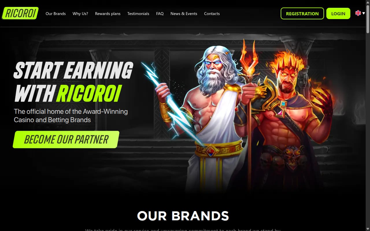 Ricoroi website screenshot