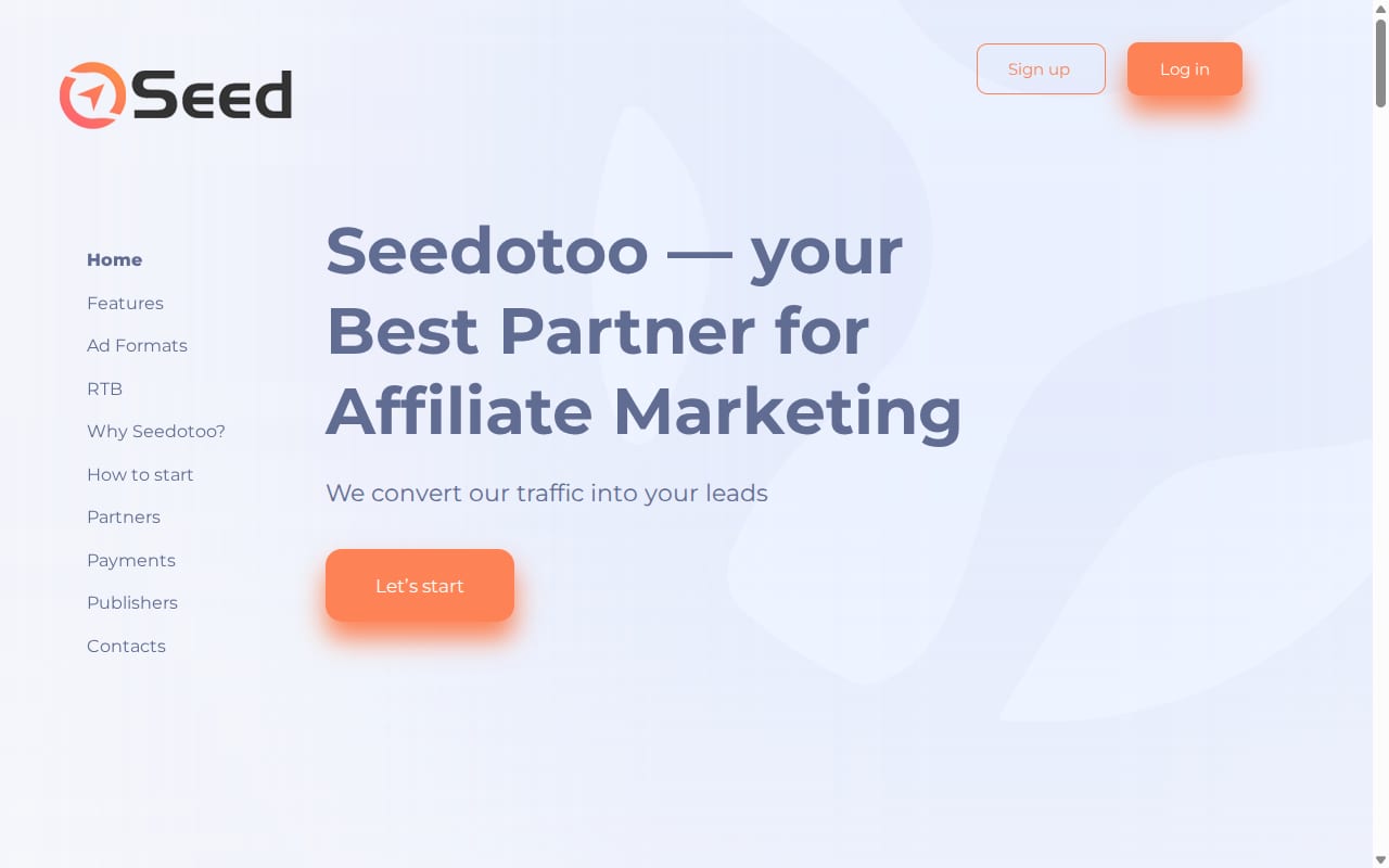 Seedotoo 網站截圖