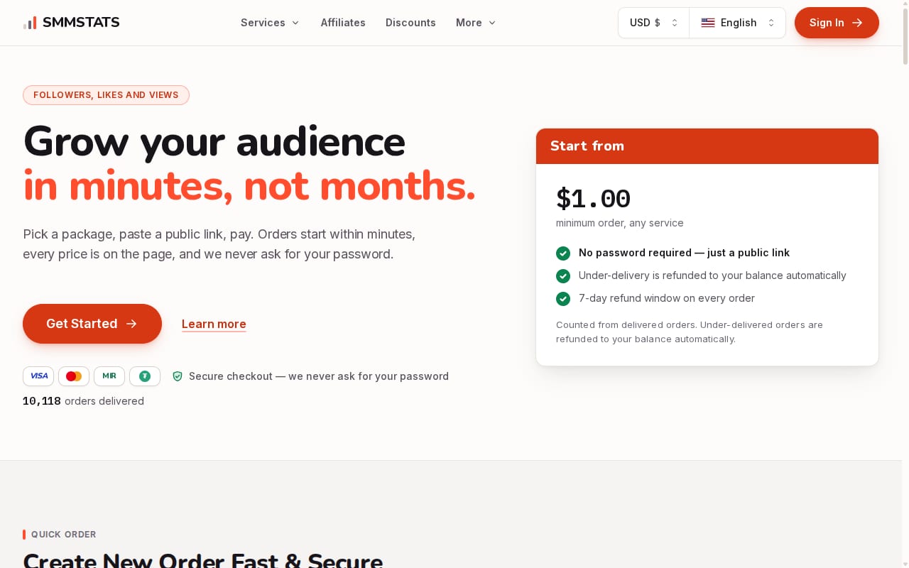 SMMSTATS website screenshot