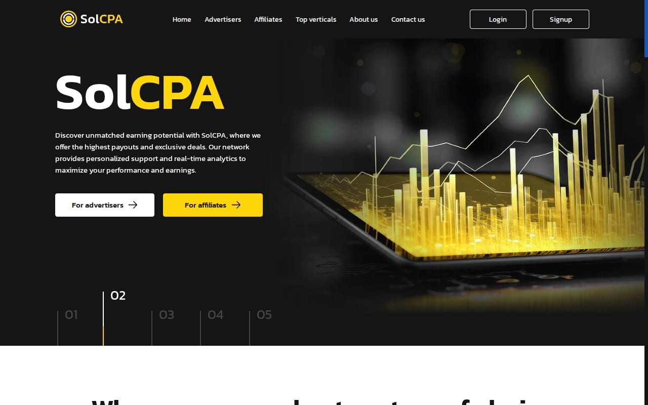SolCPA website screenshot