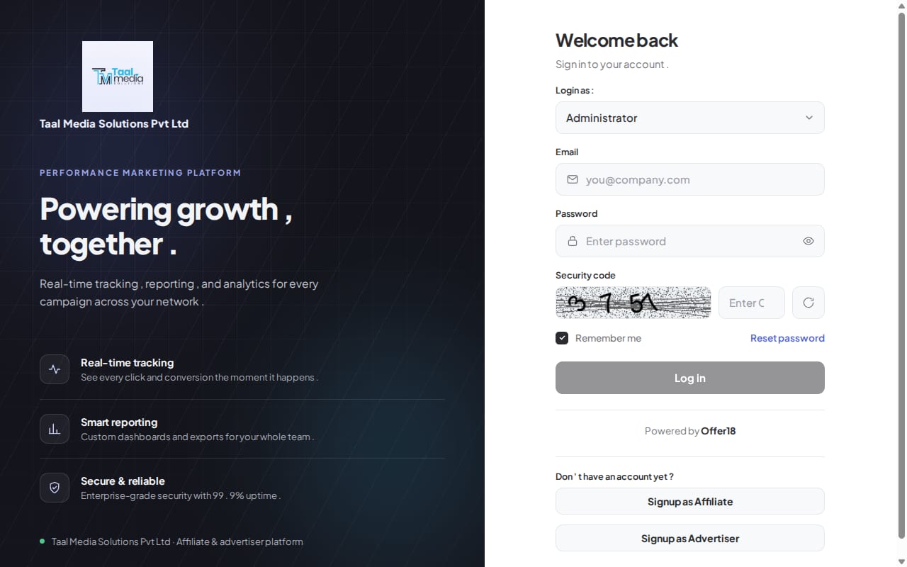 Taal Media Solutions website screenshot