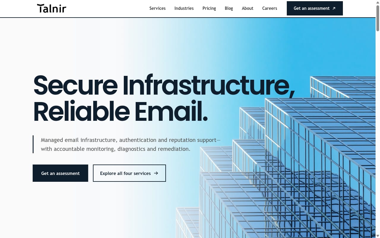 Talnir Affiliate Program website screenshot