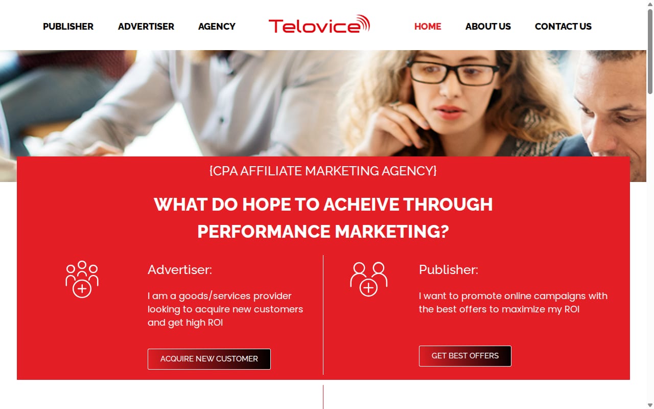 Telovice 網站截圖