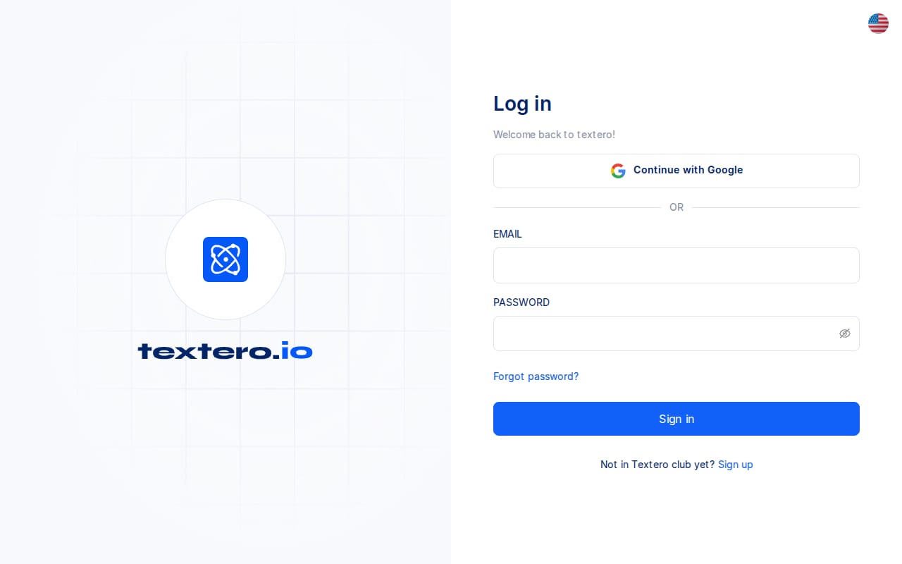 Textero AI Affiliate Program website screenshot