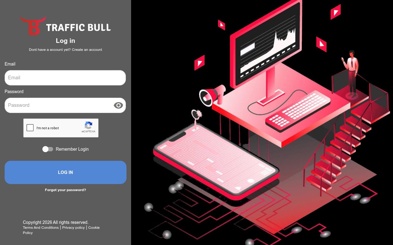 Traffic Bull website screenshot