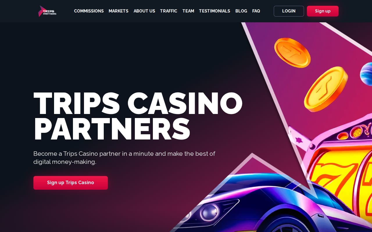 Trips Partners website screenshot