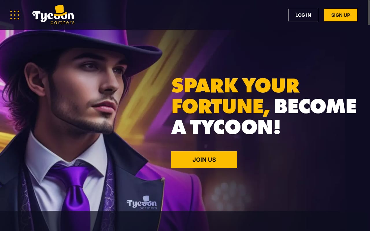 Tycoon Partners website screenshot